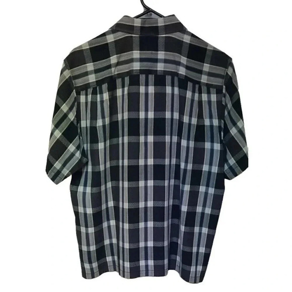 Tommy Bahama 100% Silk Plaid Shirt Mens Size Medium - Picture 2 of 3